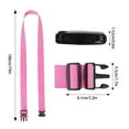 thumbnail image 2 of Dww-couleur Rose Housse de Protection de Coffre Réglable Corde Sac de Voyage Fixations Accessoires de Voyage, 2 of 5