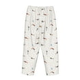 thumbnail image 5 of Goofa Dachshund Dog Puppy Printed Soft Pajama Pants for Women, Wide Leg Comfy Casual Lounge Yoga Pants-X-Large, 5 of 9
