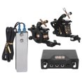 thumbnail image 4 of Kit de máquina de tatuaje de bobina, conjunto de máquina de tatuaje de tatuaje de doble bobina Kit de tatuaje artesanía superior, 4 of 5