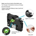 thumbnail image 7 of GREENCYCLE 100PK Compatible for Brother P-touch Black on Clear 9mm TZ TZe TZe-S121 TZ-S121 TZ-121 TZe-121 Extra Strength Laminated Label Tape, 7 of 7