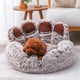 thumbnail image 5 of Plush Dog Bed Bear Paw Shape Pet Bed for Cats and Dogs Cute Soft Dog Basket, 5 of 5