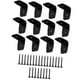 thumbnail image 3 of 12 piezas de herrajes para pérgola, clips para vigas, clips para huracanes, soportes para muebles de metal 15 x 197 pulgadas, 3 of 9