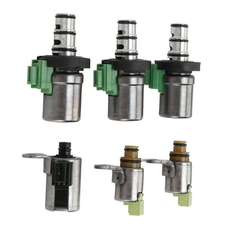 Sorven Auto Parts 4F27E 6pcs Transmission Shift Solenoid Set Replacement for 2 3 5 6 CX-7 MPV for Auto