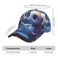 thumbnail image 2 of Pofeuu Cute Fish Flower Couple Print Adult Adjustable Embroidered Graphic Baseball Hat for Men and Women, 2 of 6