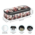 thumbnail image 4 of Uemuo Starfishes Shells Printed Large Pencil Case, Big Capacity Pencil Pouch Stationery Pen Bag, Storage High Capacity Bag Pouch Holder Box Organizer, Marker Pen Case, 4 of 9