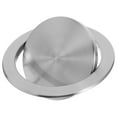 thumbnail image 3 of Milisten Stainless Steel Kitchen Garbage Can Grommet Swing Lid Trash Can Lid Flap Lid, 3 of 5