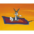 thumbnail image 1 of Bugs Bunny flies on magic carpet 16x20 poster, 1 of 1