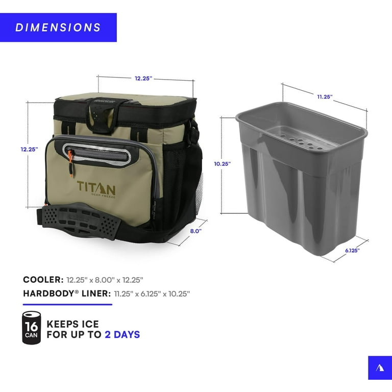 Arctic Zone Titan Deep Freeze 16 Can/12 Liter Zipperless