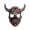 Bronze1, variant on Horror Horned Demon Skull Mask,Realistic Skeleton Head Mask,Scary Demon Headgear Costume for Halloween Christmas Party