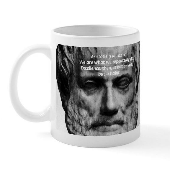 CafePress - Greek Philosophy: Aristotle Mug - 11 oz Ceramic Mug - Novelty Coffee Tea Cup