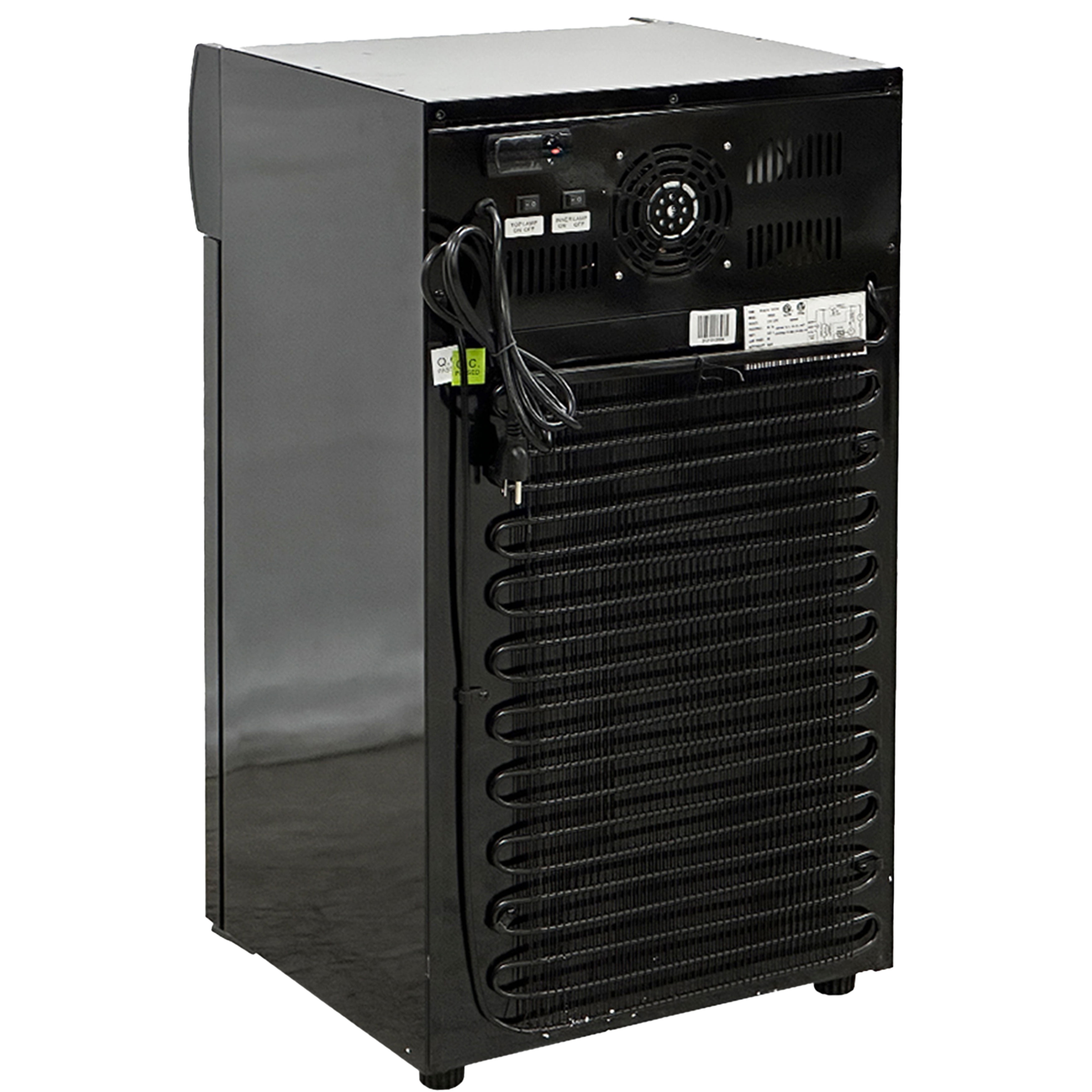 NSF 19 in. Countertop Glass Freezer, Ice Cream Freezer, Low Nosie 50L Display Freezer