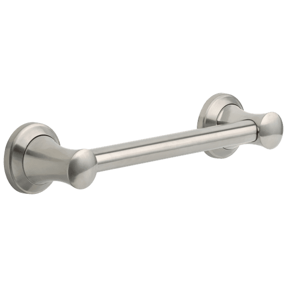 Delta 41712-SS 12" Transitional Decorative ADA Grab Bar, Stainless