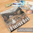 thumbnail image 4 of FORMRS 3 Ring Photo Album 4"x6" Self Adhesive Large Capacity PU Leather Cover, Halloween Pumpkin, 4 of 8
