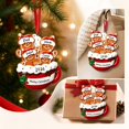 thumbnail image 6 of Gingerbread Christmas Ornament, Holiday Tree Decoration, Flat Festive Food Themed Accent for Tree Branches Wreaths, Lightweight Acrylic or Lightweight Board Accent for Flexible Display, 6 of 7