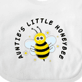 thumbnail image 4 of Inktastic Auntie's Little Honeybee Boys or Girls Baby Bib, 4 of 4