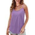 thumbnail image 2 of TAGOLD Womens Round-Neck Camisoles Solid Color Sleeveless Summer Casual Cami Tank Top, 2 of 5