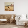 thumbnail image 3 of Stupell Industries Rustic Lodge Desert Cow Portrait Canvas Art, 24 x 24, by Petals Prints Design, 3 of 7
