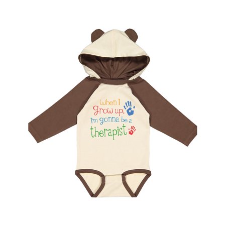 

Inktastic Future Therapist Gift Baby Boy or Baby Girl Long Sleeve Bodysuit