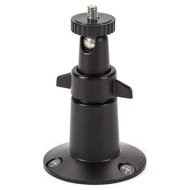NUOLUX 2Ud Soporte Para Cámara De Seguridad Ajustable Para Montaje En Pared O Negro De Metal Y ABS