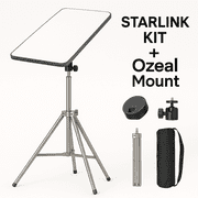 Starlink Mini Internet Kit (International Version) – Portable Satellite Antenna with Phased Array Technology – High-Speed Internet for RVs with Enhanced Mesh Connectivity + Ozeal Mount