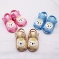thumbnail image 6 of Summer Baby Boy Girl Bear Pattern Hollow Sandals Cotton Infant Toddler Soft Sole Shoes First Walker, 6 of 7