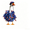 #1, variant on Guodhu goose outfits,Mini Desktop Goose Outfit for 7 Inch Figurine, 4th of July Clothes Set with Bowtie and Headband, Independence Day Desk Costume Accessories,goose clothes(4th of July)