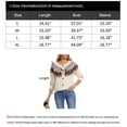 thumbnail image 6 of Cardigans for Women Fair Isle Sweaters Button Down Long Sleeve Open Front Fall Sweaters Knit Cardigans S-XL Alsol Lamesa, 6 of 6
