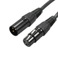 thumbnail image 3 of XLR Male to XLR Female Cable Line, for Microphone Video Camera Sound Card Mixer Black Line 1M 3.2ft, 3 of 5