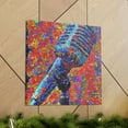 thumbnail image 6 of Microphone Through Pointillism - Canvas, 6 of 10