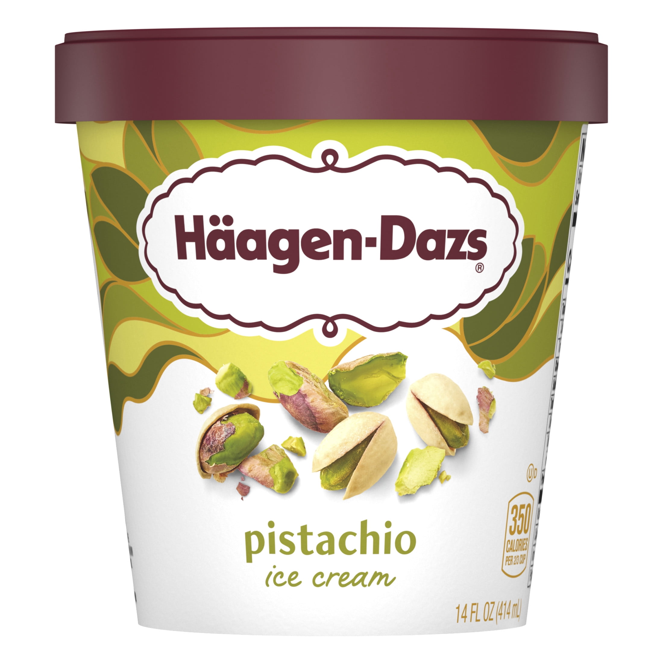 Haagen Dazs Pistachio Ice Cream, Gluten Free, Kosher, 14 oz