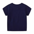 thumbnail image 5 of Cethrio Kids Boys Casual Shirts- Fashion Crew Neck Cotton Printed Short Sleeve Boys Summer Clothes Navy Size 6-7 T, 5 of 9