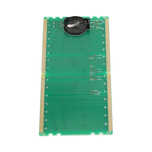 Tarjeta de Prueba de Memoria de Escritorio DDR5, Módulo de Memoria Ram Ddr5 Con Luces LED Tarjeta de Prueba de Ranura de Memoria Portátil para Placa Base de PC Memoria Ram,