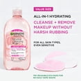 thumbnail image 3 of Garnier SkinActive Micellar Cleansing Water All in 1 Hydrating Rose Water Makeup Remover, Face Cleanser, 23.7 fl oz, 3 of 11
