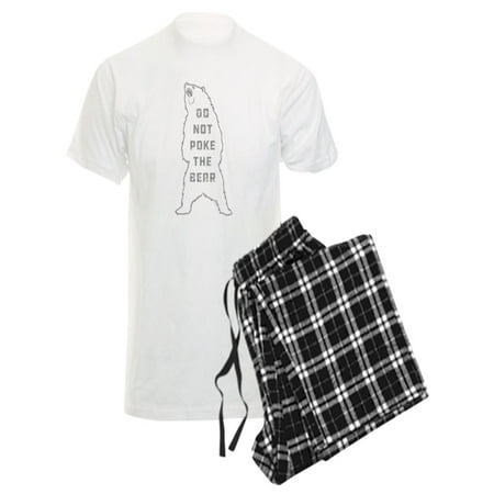 

CafePress - Do Not Poke The Bear Pajamas - Men s Light Pajamas