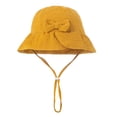 thumbnail image 2 of Posijego Baby Girls Sun Hat Cute Cotton Summer Soft Adjustable Size Outdoor Beach Hat for Toddler Girls, 2 of 4