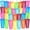 Elegant Color, variant on 30 Pack Tumbler with Straw and Lid Bulk Cups for Gifts Glitter Plastic Coffee Cups 24-27 oz Reusable Water Bottle Iced Coffee Travel Mug Party Favors for Birthdays Travel (Multicolor)
