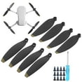 thumbnail image 1 of Qiilu Propellers Wing Blade, Small 8 Pcs Plastic Propellers Blade For Drone Accessories For Mini, 1 of 8