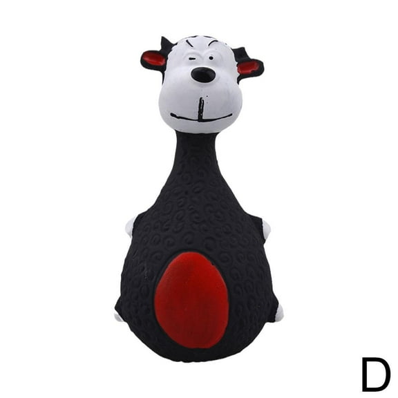 Squeaky Latex Rubber Dog Toys, Rubber Vocal Toys for Interactive Dogs Latex Squeaky Santa Toy for Small Medium Large Animal Y7N7