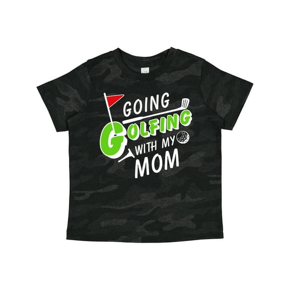 Inktastic Going Golfing with My Mom- Kids Golf Boys or Girls Toddler T-Shirt