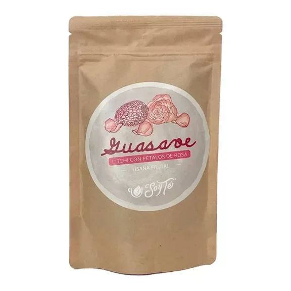 Tisana Frutal Guasave Litchi Con Pétalos De Rosa 100g Soy Té