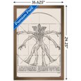 thumbnail image 3 of Netflix Stranger Things: Season 4 - Vitruvian Demogorgon Wall Poster, 14.725" x 22.375" Framed, 3 of 6