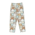 thumbnail image 4 of Goofa Lovely Bear Printed Soft Pajama Pants for Women, Wide Leg Comfy Casual Lounge Yoga Pants-Small, 4 of 9