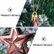 thumbnail image 3 of 18 piezas elegantes estrellas de cinco puntas árbol de Navidad decoración de estrellas decoraciones colgantes de Navidad, 3 of 5