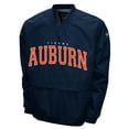 thumbnail image 2 of Men's Franchise Club Navy Auburn Tigers Members Windshell V-Neck Pullover Jacket, 2 of 3