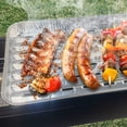 thumbnail image 4 of SHISUYAN 10 Pcs Barquettes en Aluminium Barquettes en Aluminium Table Barquettes Alimentaires Profondes Conception à Trous Barquettes en Aluminium Barquettes en Aluminium Jetables, 4 of 8