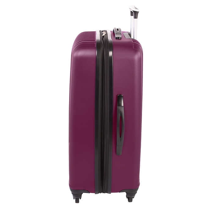 Roots Roundtrip Collection 3 piece Hardside Luggage Set Purple Walmart