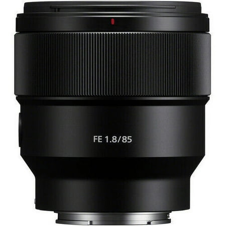 Sony - FE 85mm f/1.8 Telephoto Prime Lens for E-mount Cameras - Black