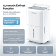 thumbnail image 5 of Waykar 80 Pint Dehumidifier for Basements & Home, Auto Defrost for Cold Winter, No Daily Tank Emptying, 5,000 Sq. Ft., Continuous Drain Hose (25 Pint DOE), 5 of 13