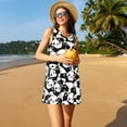 thumbnail image 5 of Spring Summer Dresses for Women 2025 - Cute Panda K Swimsuit Coverup Sundresses for Women, Beach Vacation Clothes for Women, Hawaiian Tshirt Dresses for Women, 5 of 7