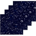 thumbnail image 2 of GZHJMY 12x12Inx6 Sets) Reusable Soft Face Towel,Kitchen Hand Towel Bathroom Absorbent Towel,Gym Hotel Spa-Space Galaxy Constellation Sun Moon, 2 of 7
